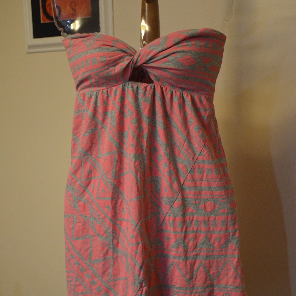 Pink/Grey Roxy summer dress